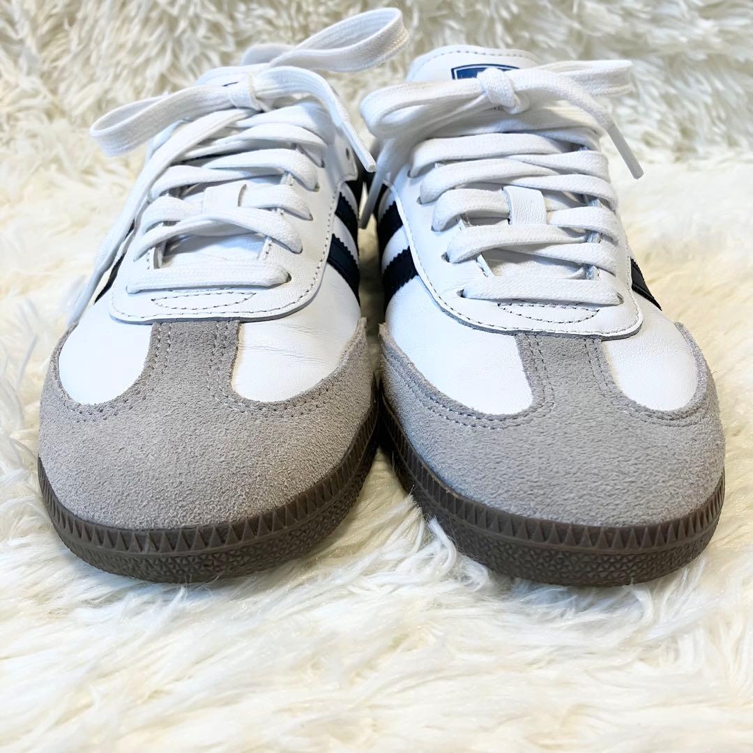 【ほぼ未使用】adidas SAMBA OG サンバ ホワイト 24.5cm