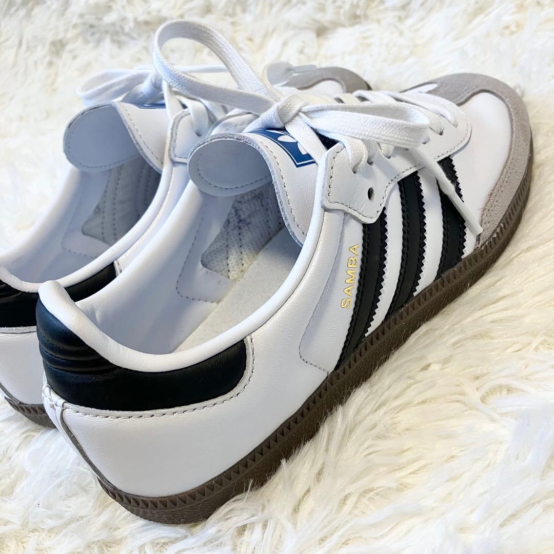 【ほぼ未使用】adidas SAMBA OG サンバ ホワイト 24.5cm