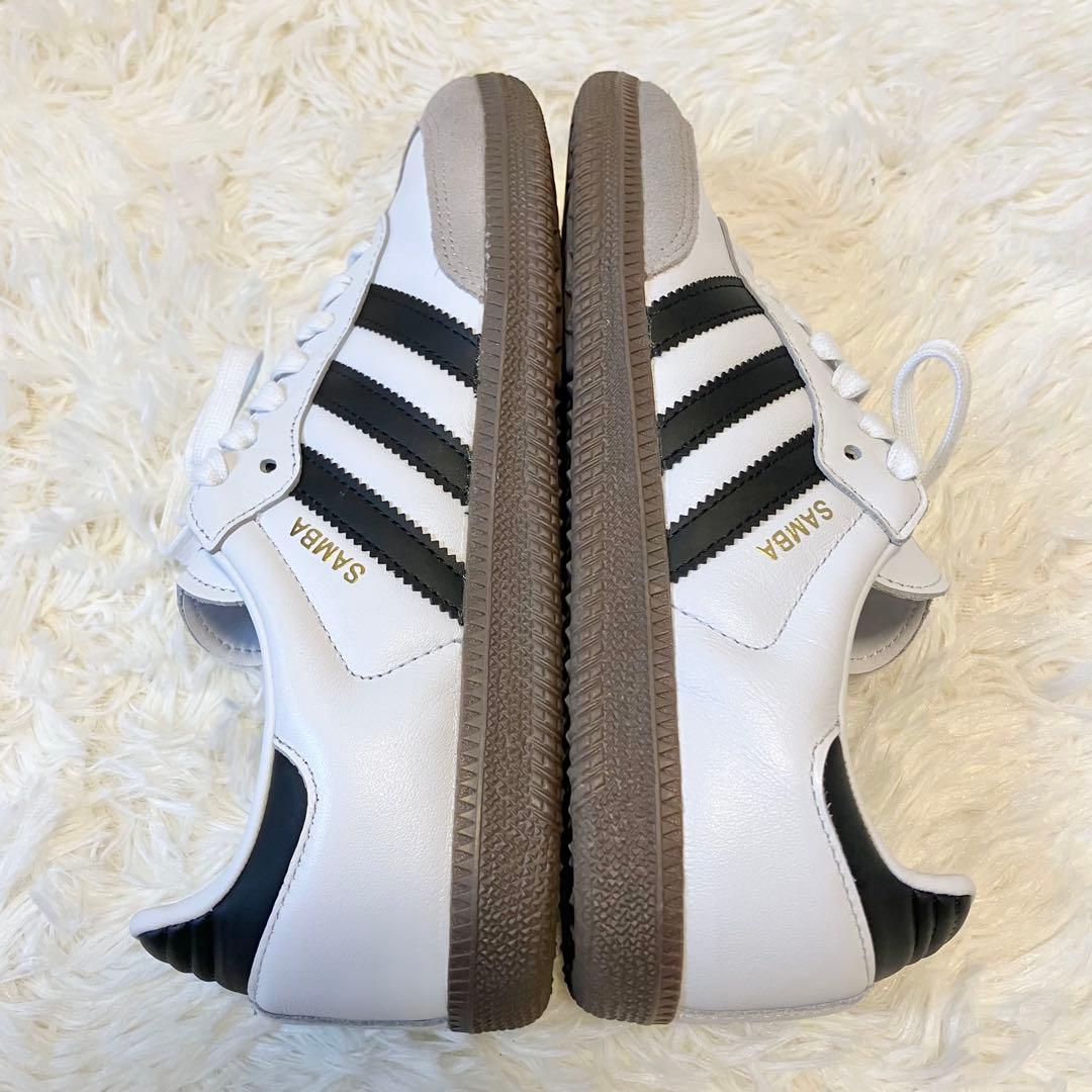 【ほぼ未使用】adidas SAMBA OG サンバ ホワイト 24.5cm