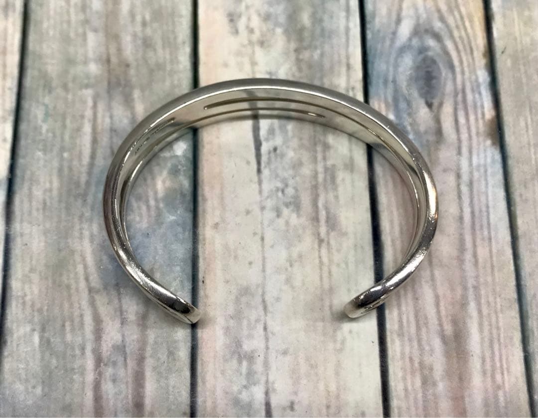 Tiffany ティファニー オープンダイアゴナル ワイドバングル　5201