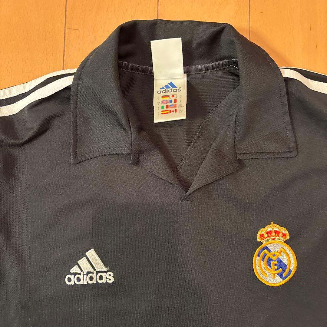 adidas製ゲームシャツ　レアル・マドリード 2001 M 100周年パッチ付
