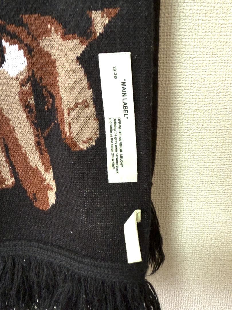 【PALACE 、Off-White】ニット & マフラー セット