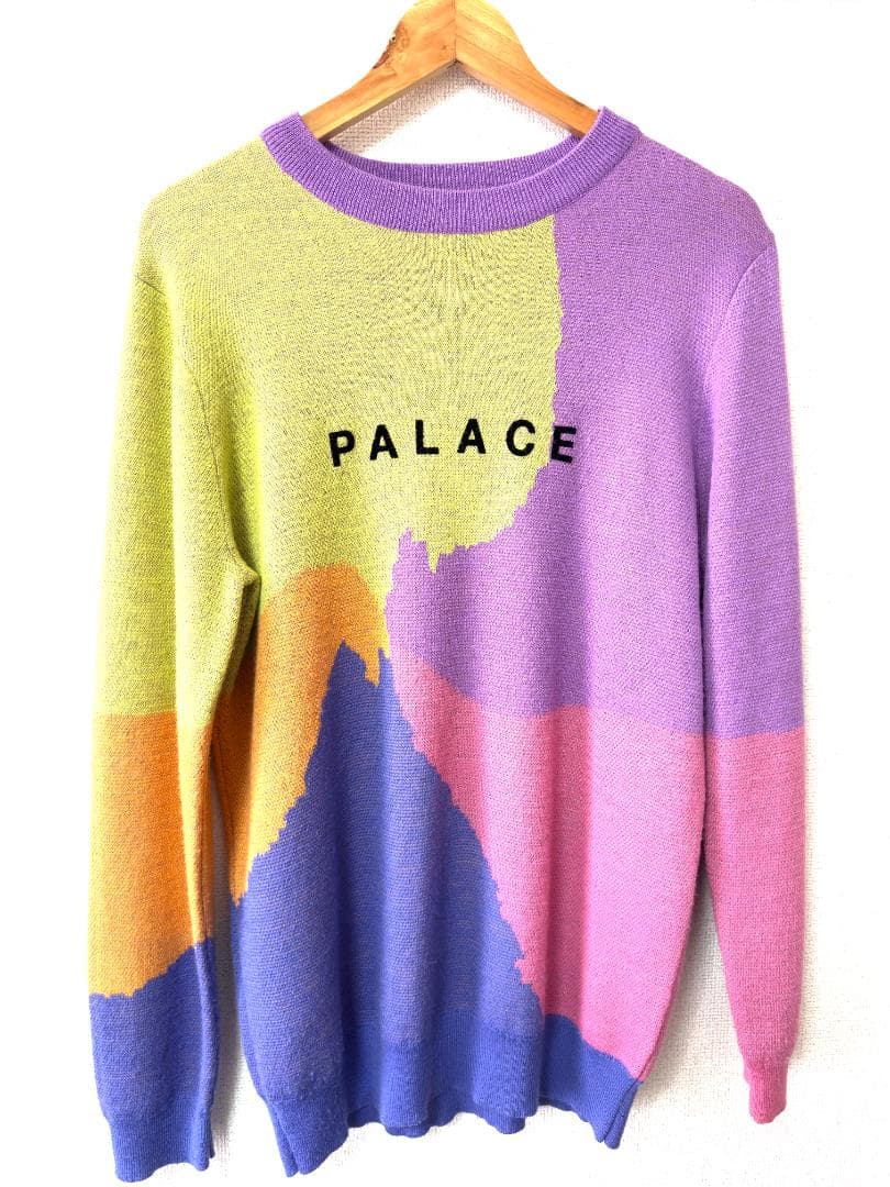 【PALACE 、Off-White】ニット & マフラー セット