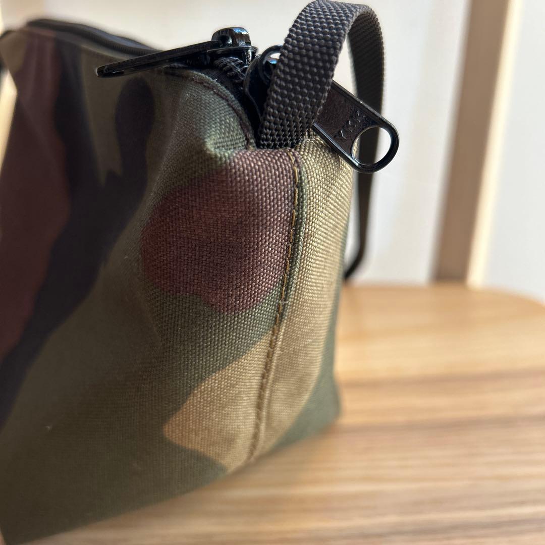 Herve Chapelier カモフラージュ 舟形ショルダー