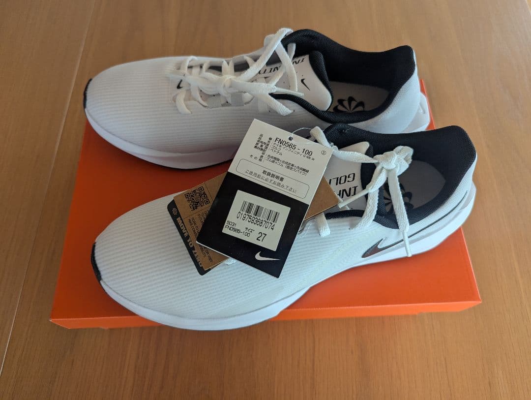 【新品未使用品】 NIKE ナイキ インフィニティG ゴルフシューズ 27cm