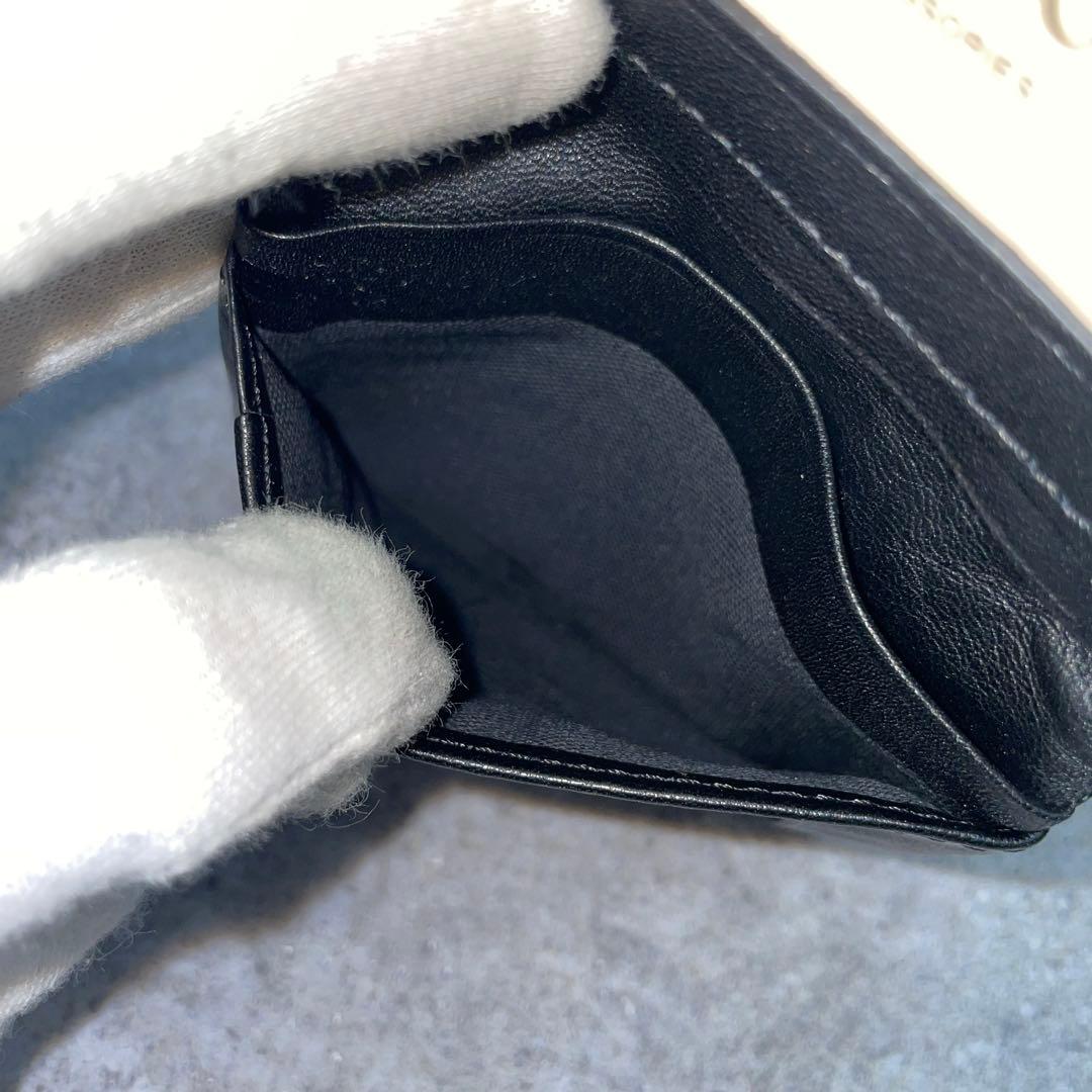 【美品】ヴィヴィアンウエストウッド 折り財布 黒 ブラック レザー