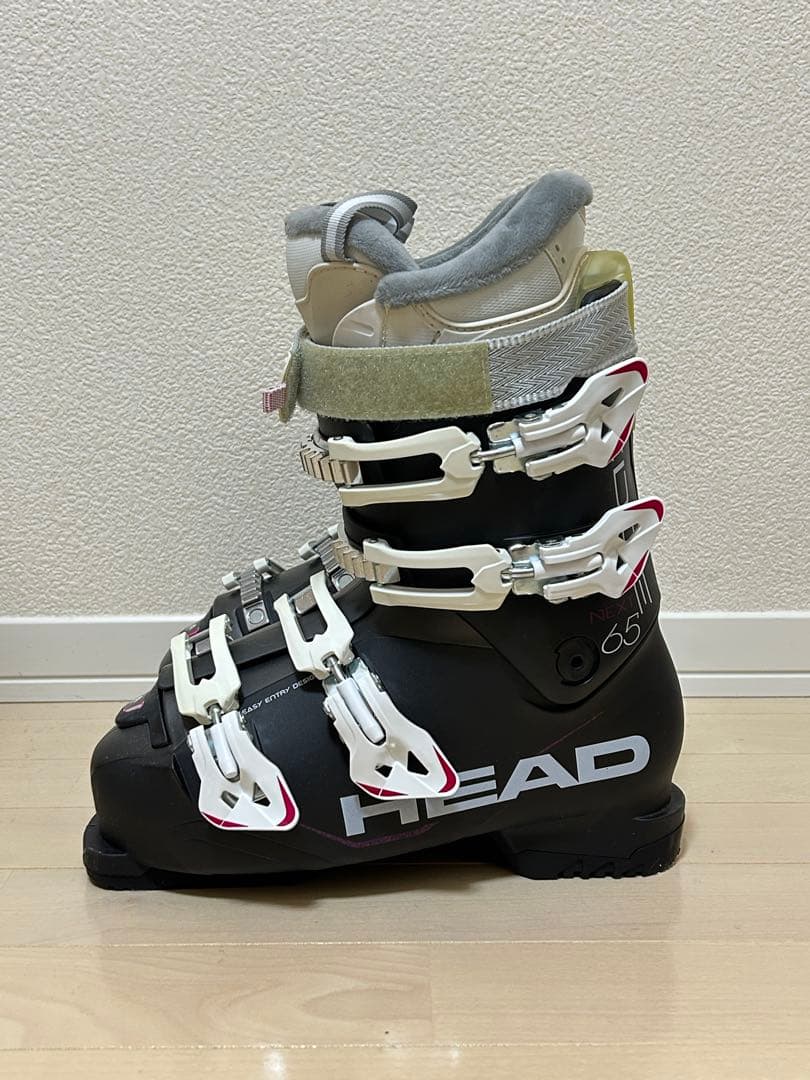 2回のみ使用美品！黒HEAD EDGE 65 女性用スキー ブーツ