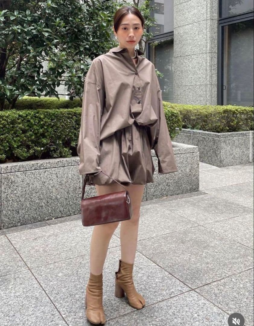 新品タグ付き　エトレトウキョウ　ストライプバルーンショートパンツ　　Sサイズ