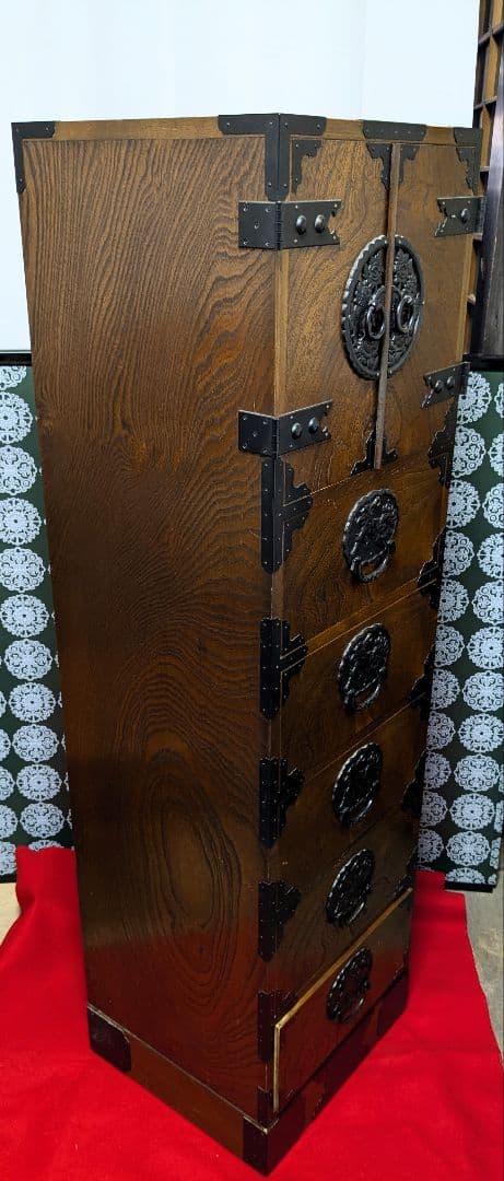 岩谷堂風箪笥 車箪笥 伝統工芸 民芸家具 時代箪笥 和家具 和箪笥 整理箪笥