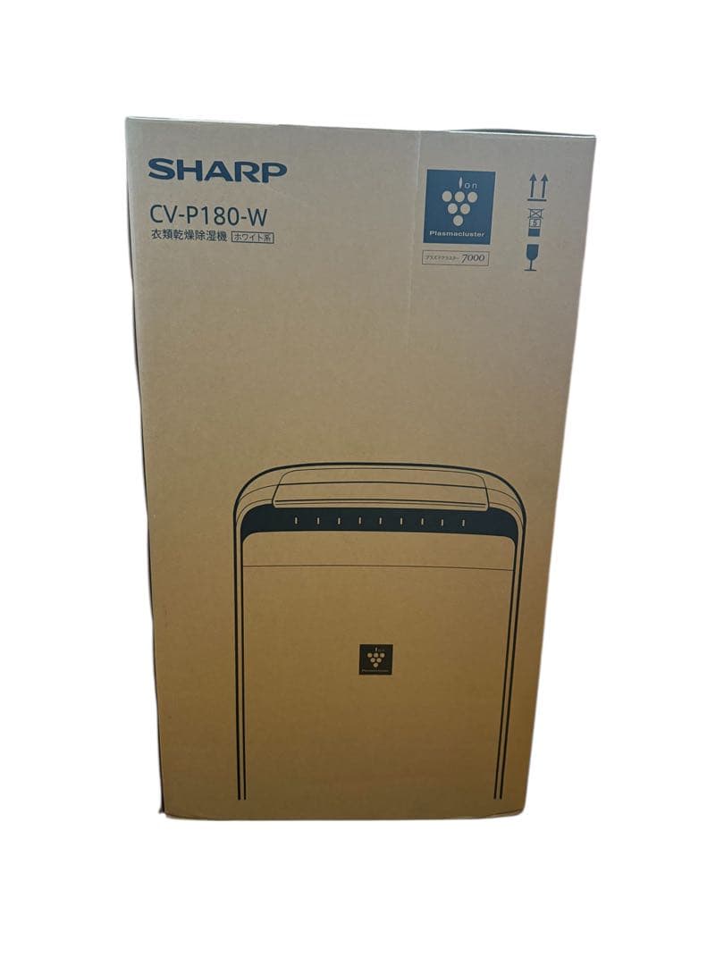 SHARP 衣類乾燥除湿機 CV-P180-Wプラズマクラスター 木造20畳対応