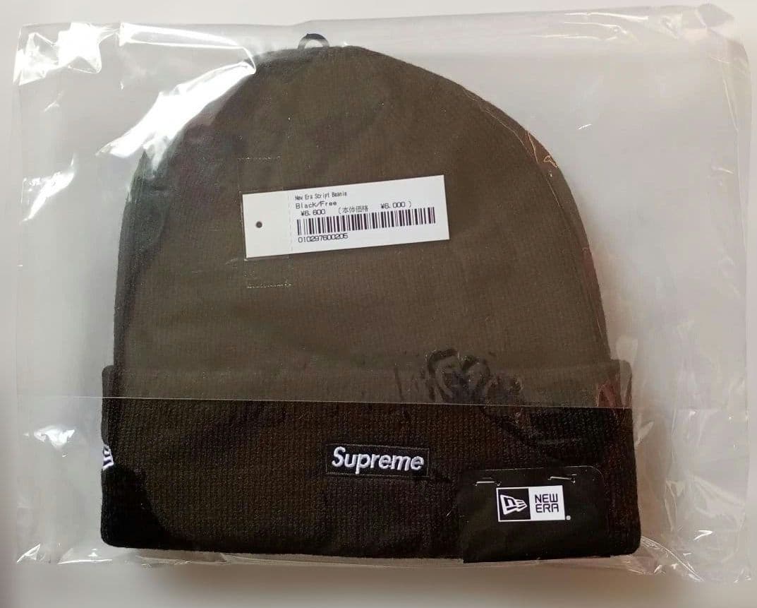 Supreme / New Era Script Beanie (黒)