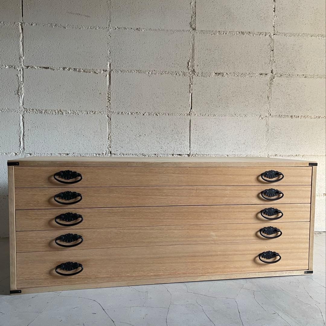 桐タンス　桐引出しタンス　5段　桐 チェスト