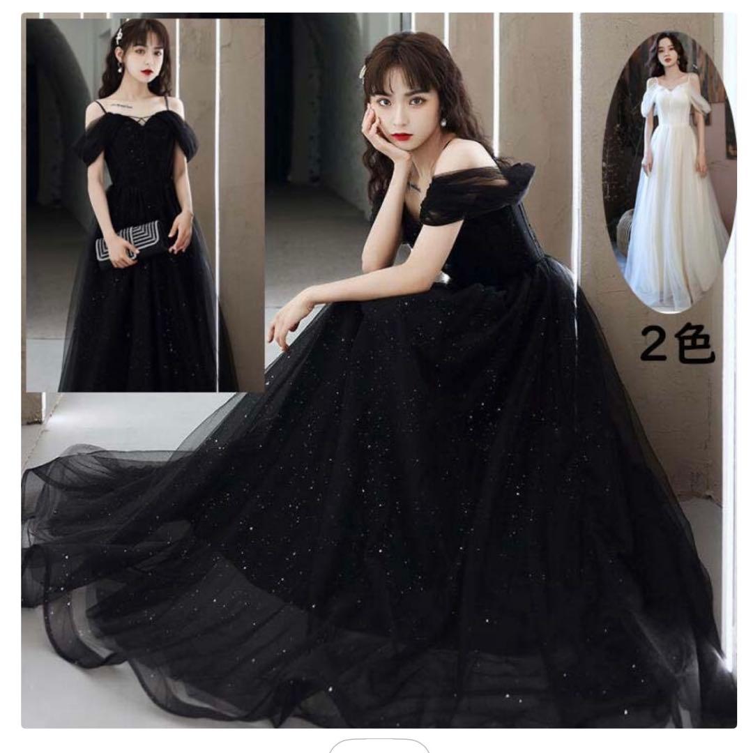 結婚式　二次会　ドレス　黒