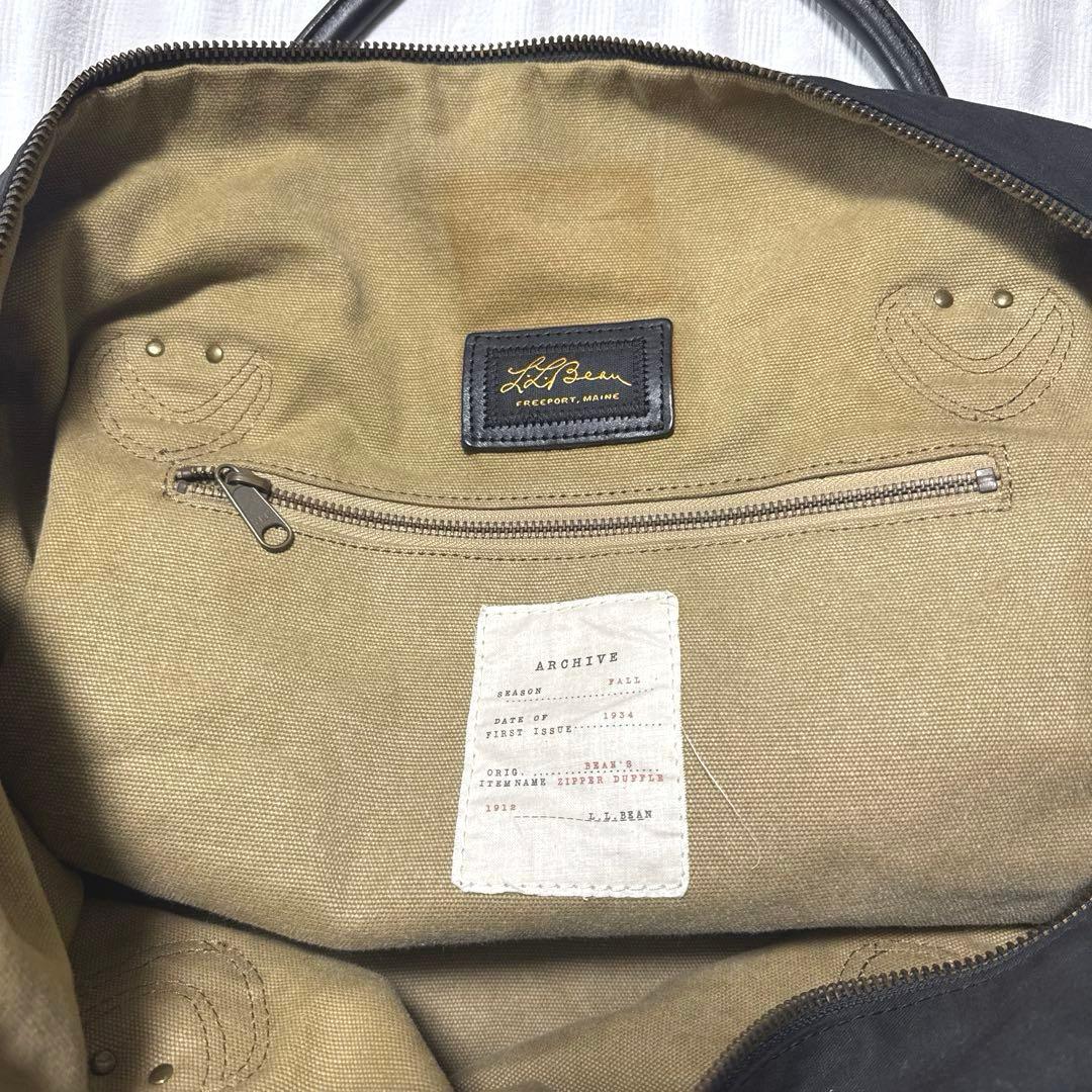 値下げ　美品　L.L.Bean ボストンバッグ ブラック 大容量