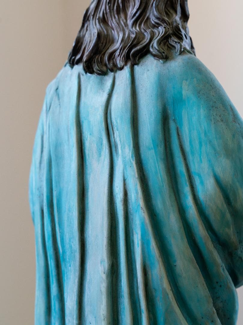 イエス・キリスト像 Jesus Statue アンティーク 木彫り彫刻