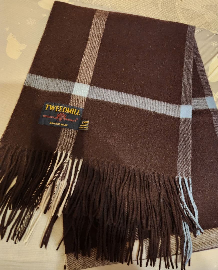 ツイードミルストール　ブラウン　70-190cm