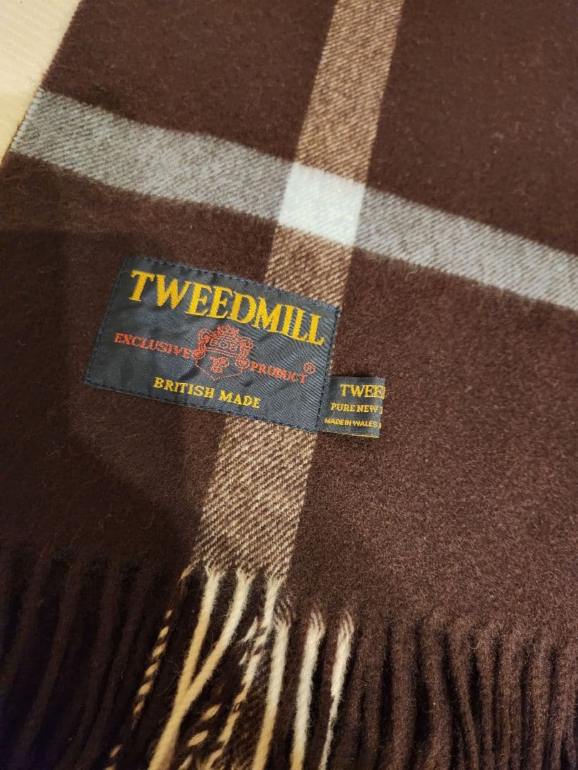 ツイードミルストール　ブラウン　70-190cm