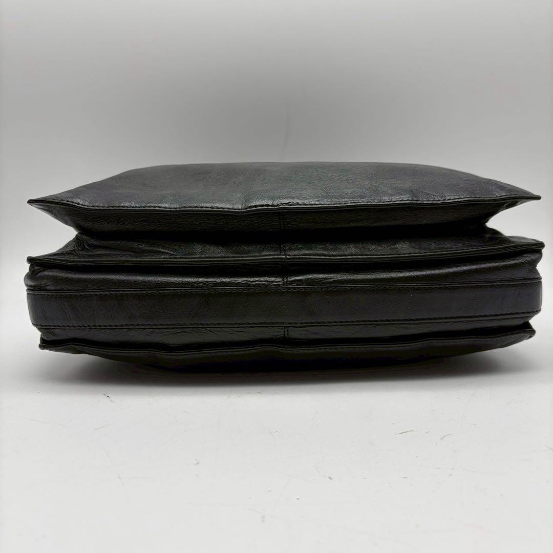 極美品✨ロエベ フラメンコ ショルダーバッグ 巾着型 アナグラム ブラック