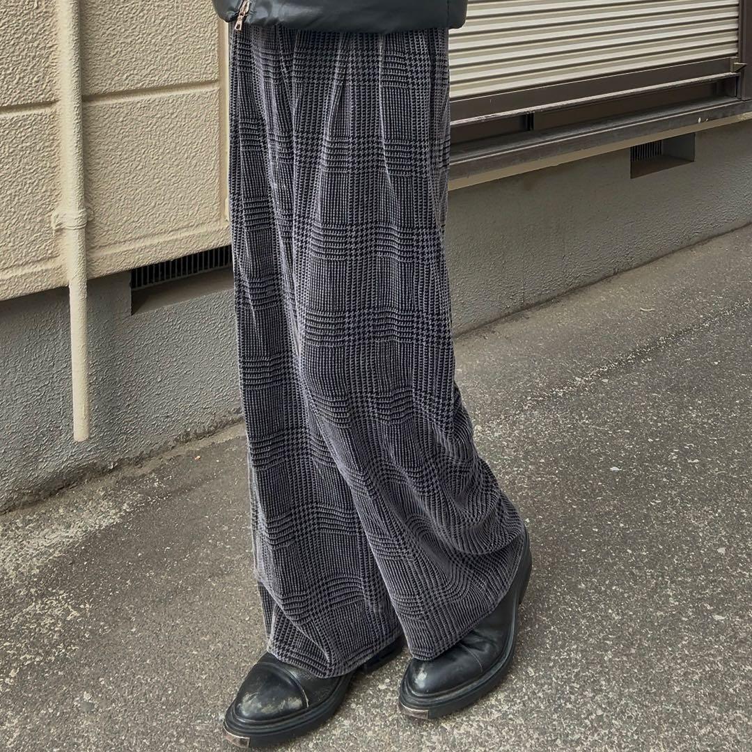 GIORGIO ARMANI archive ジオメトリックジャカードパンツ