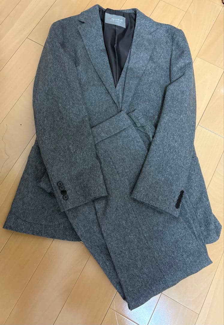 UNITED ARROWS ブラウングレーセットアップ