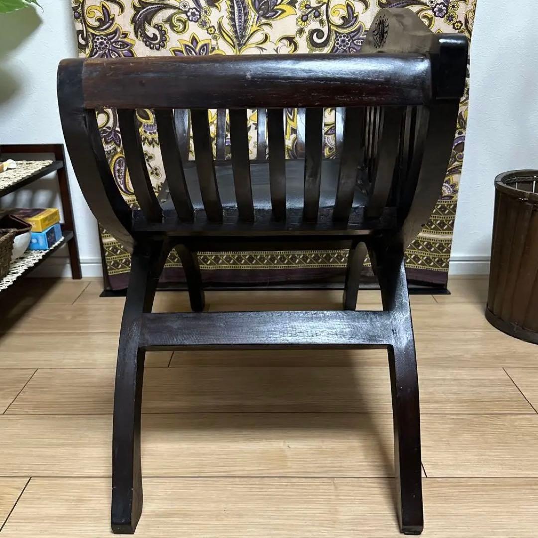 最終価格【カルティニチェア】アジアン家具／バリ家具／スツール／伝統工芸／送料込