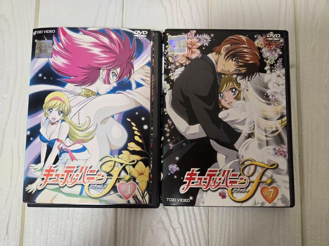 キューティーハニーF（フラッシュ）+　劇場版　DVD　全9巻セット　レンタル