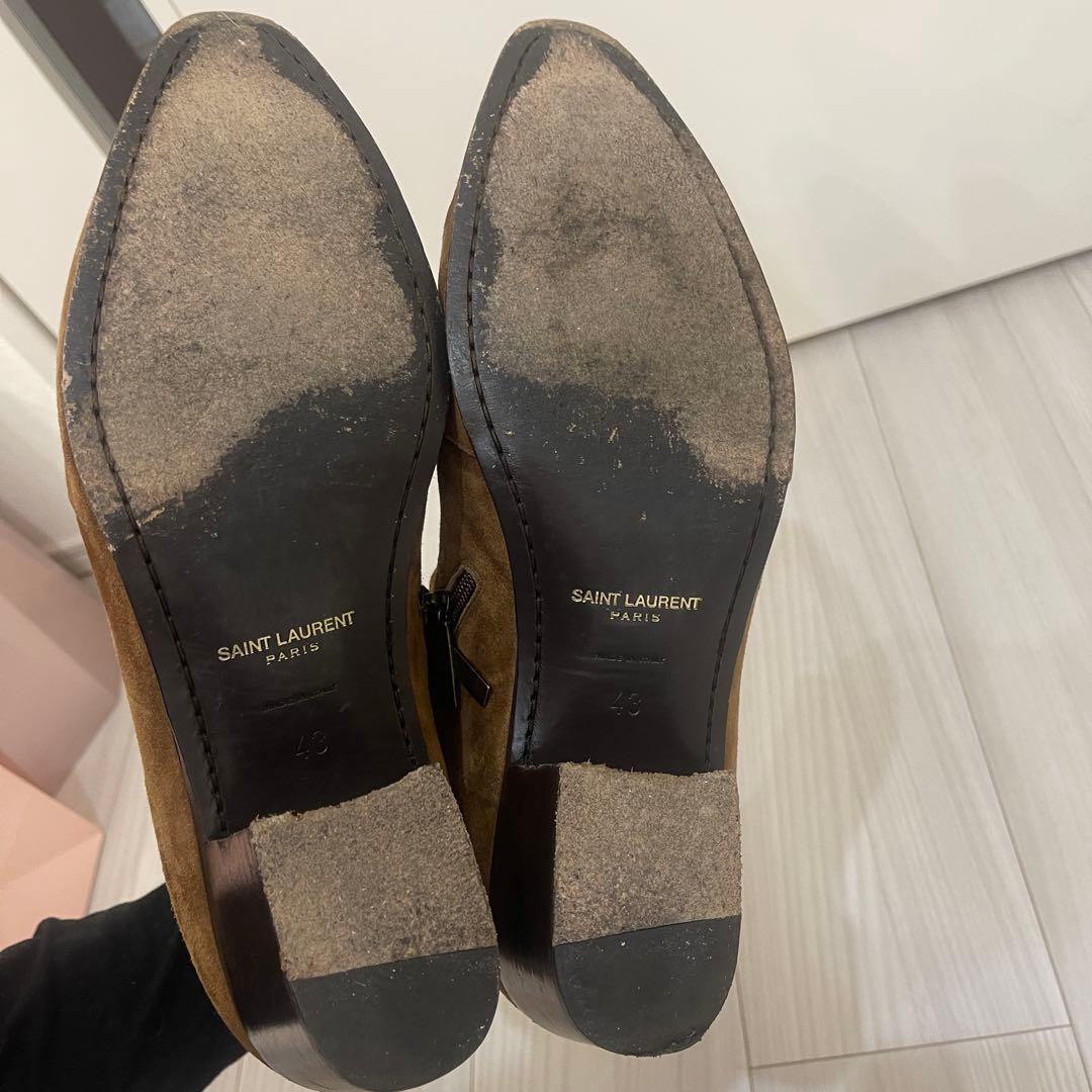 値下げ・即決可　Saint Laurent W YATT スエード LAND