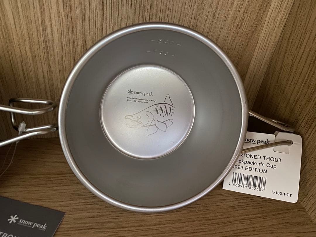 限定　シェラカップ　コラボ　スノーピーク× トーンドトラウト　コラボ　2点セット