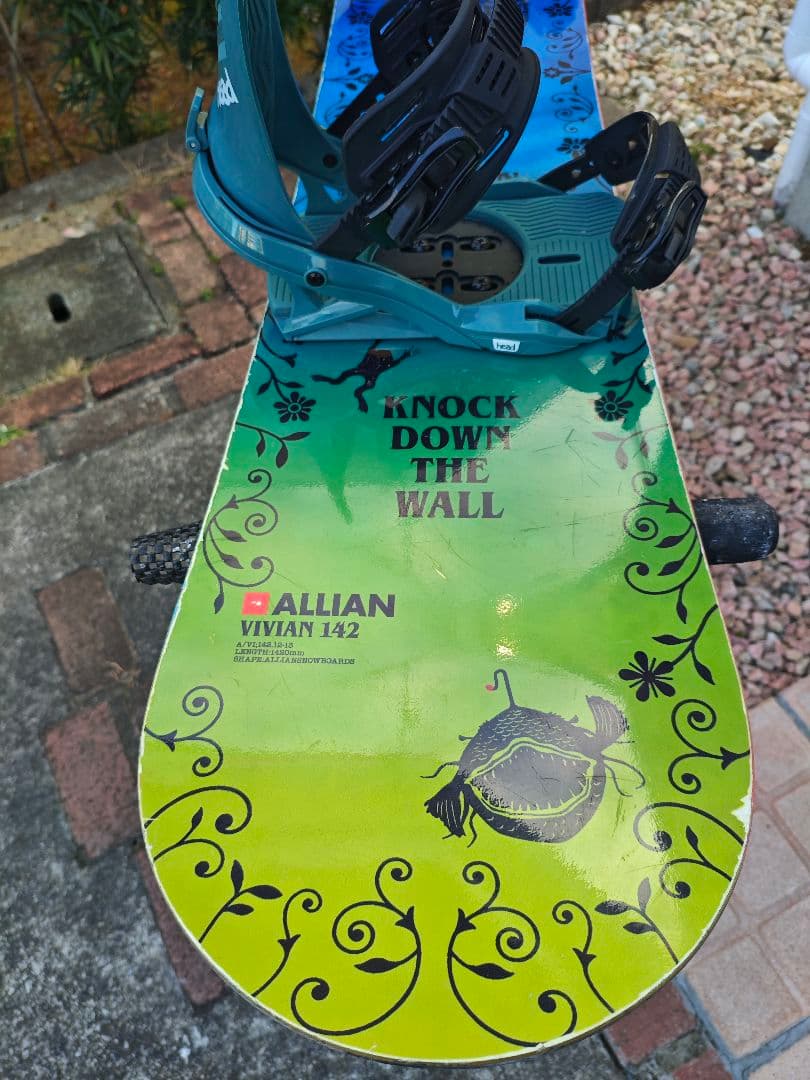 ALLIAN VIVIAN 142＋HEAD FXスノーボードビンディングセット