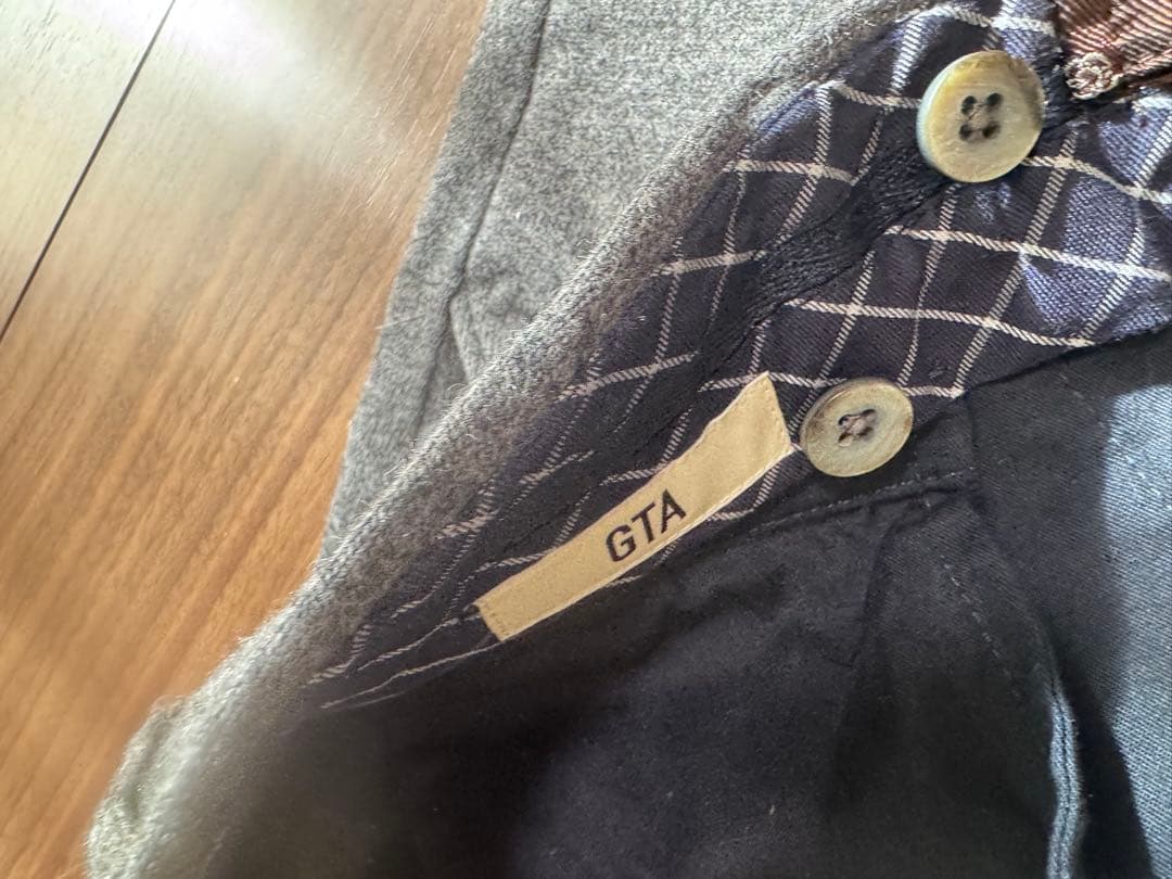 完売 GTAジャージー スラックス グレー 48 Incotex 好きな方に