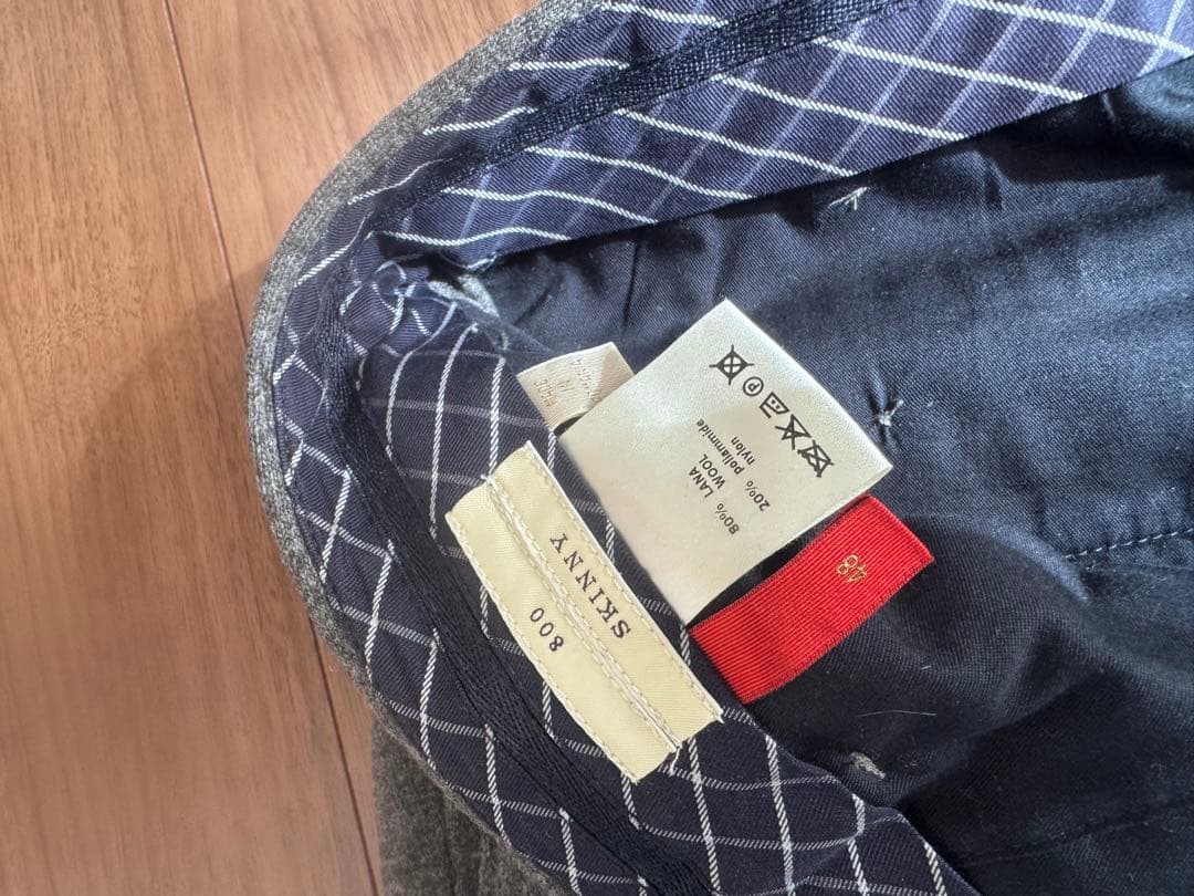 完売 GTAジャージー スラックス グレー 48 Incotex 好きな方に