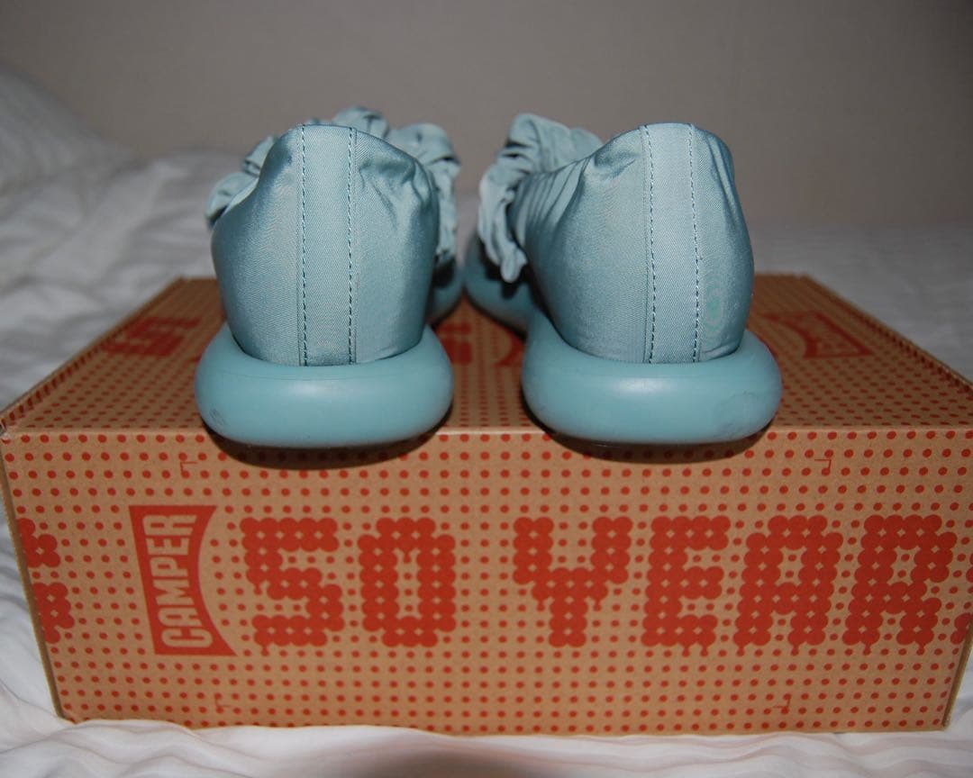 CAMPER ONDA フラットシューズ グリーン