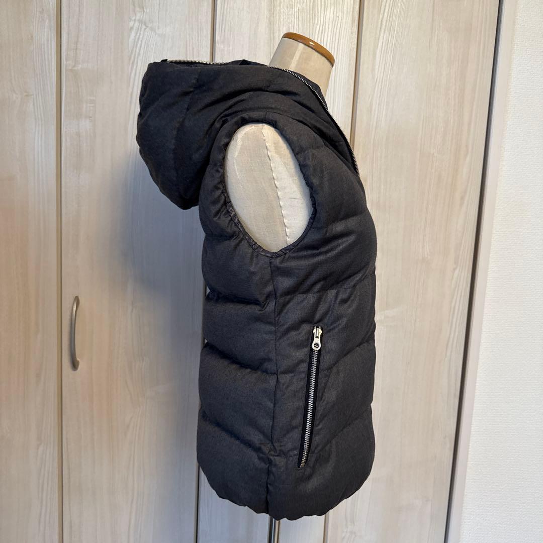 DUデュベティカ　ウールダウンベスト　40 ダークグレー