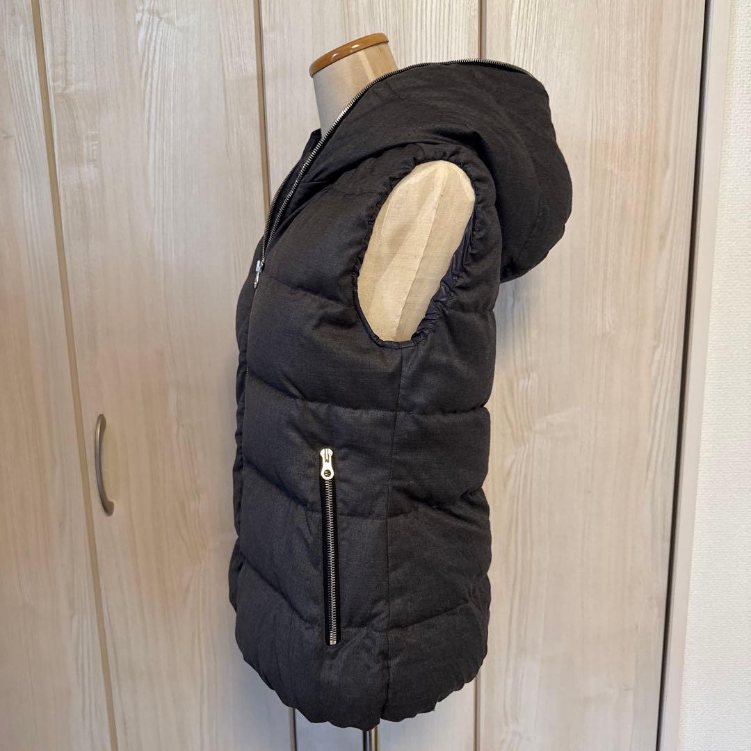 DUデュベティカ　ウールダウンベスト　40 ダークグレー