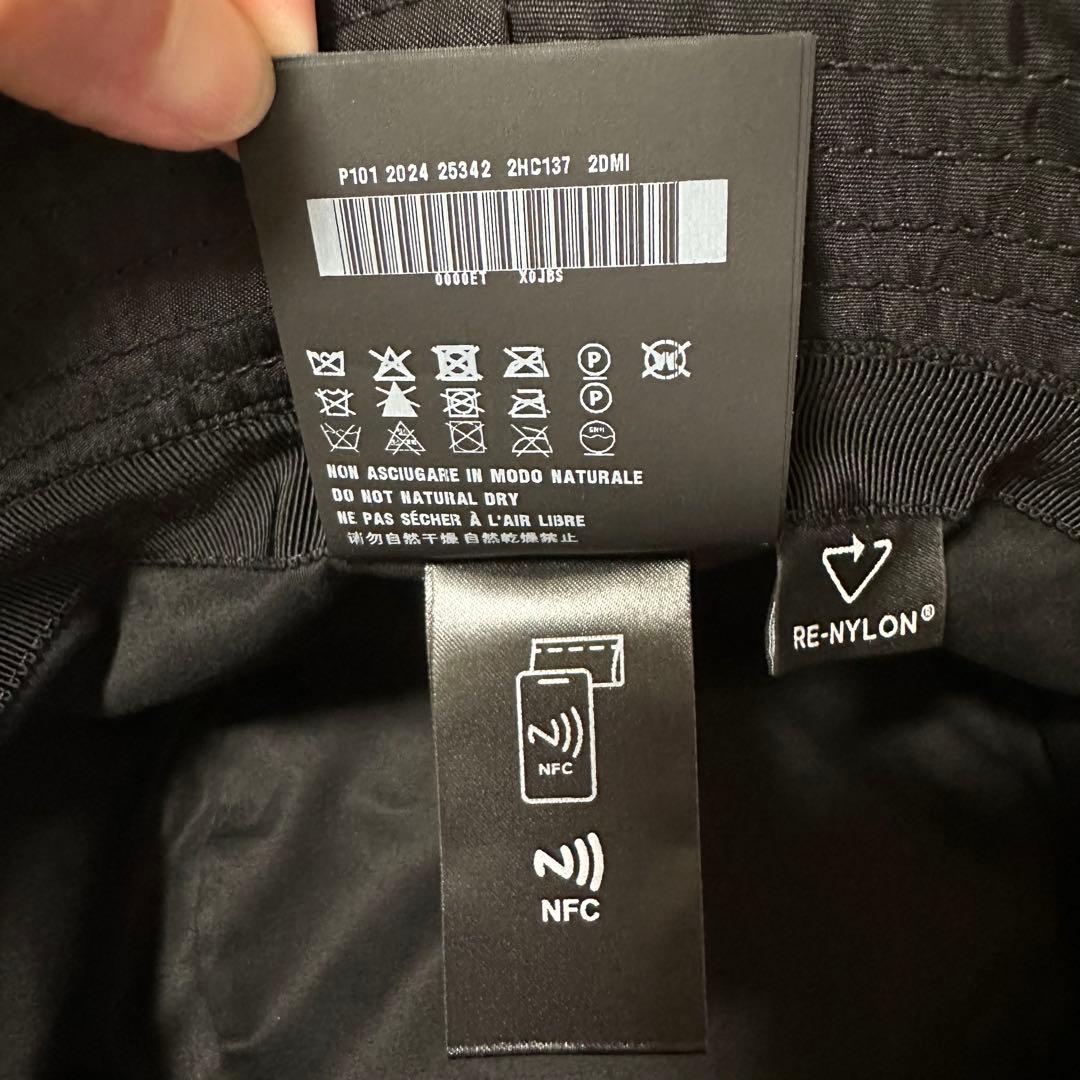 【美品】PRADA プラダ バケットハット Lサイズ ユニセックス ブラック