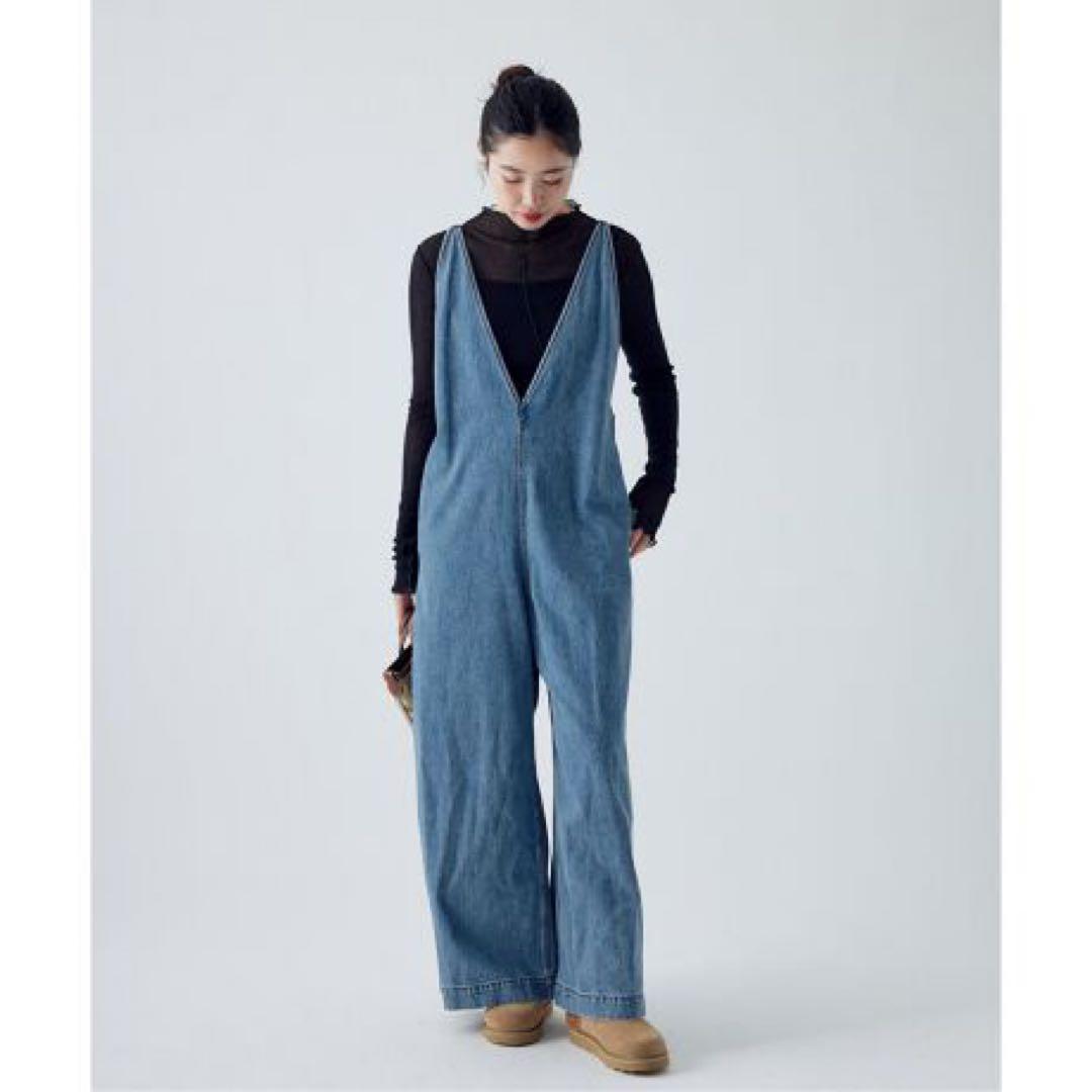 IENA デニムオールインワン