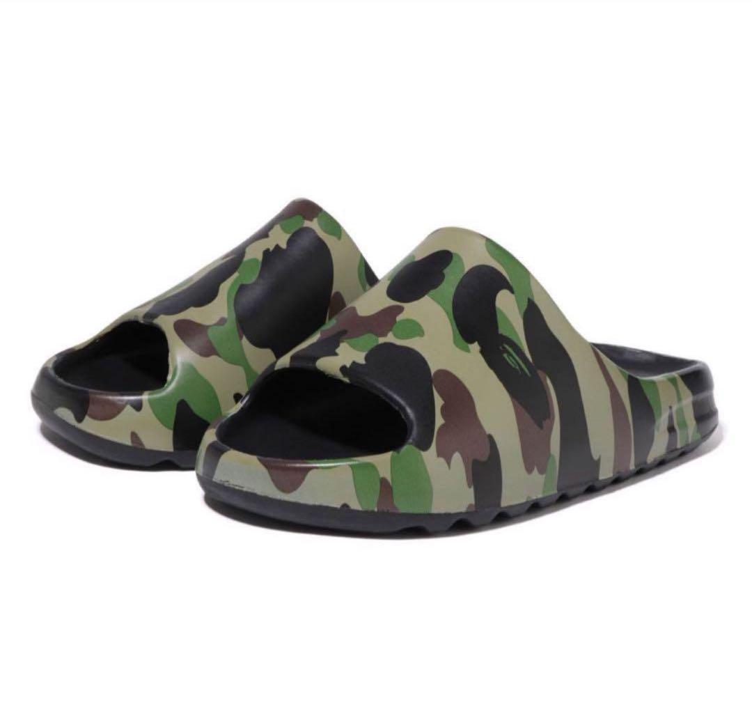 【29cm】 BAPE 1ST CAMO SLIDE SANDALS グリーン