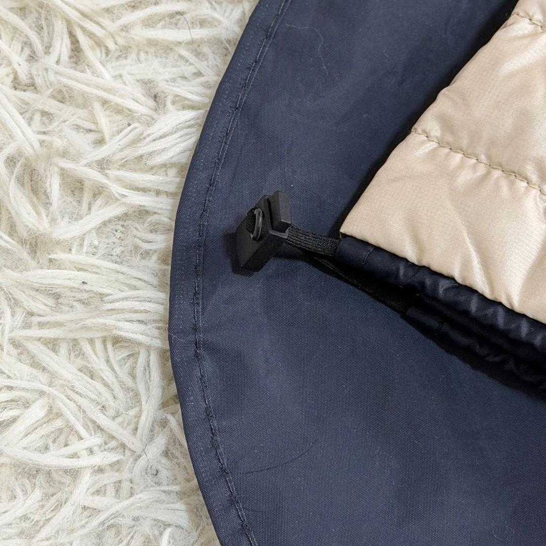 16420✨デュベティカ 42 L ダウンベスト Dロゴ フード ホワイト