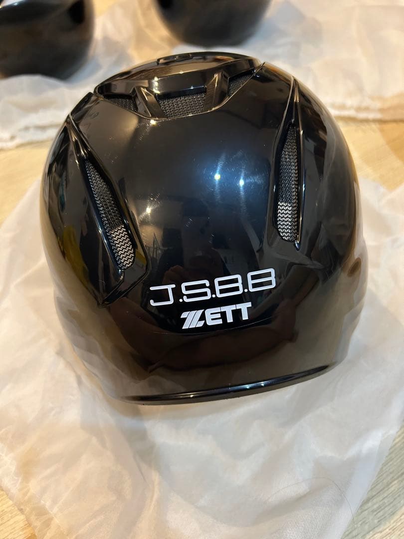 野球　ヘルメット　ZETT JSBB ブラック　6個セット