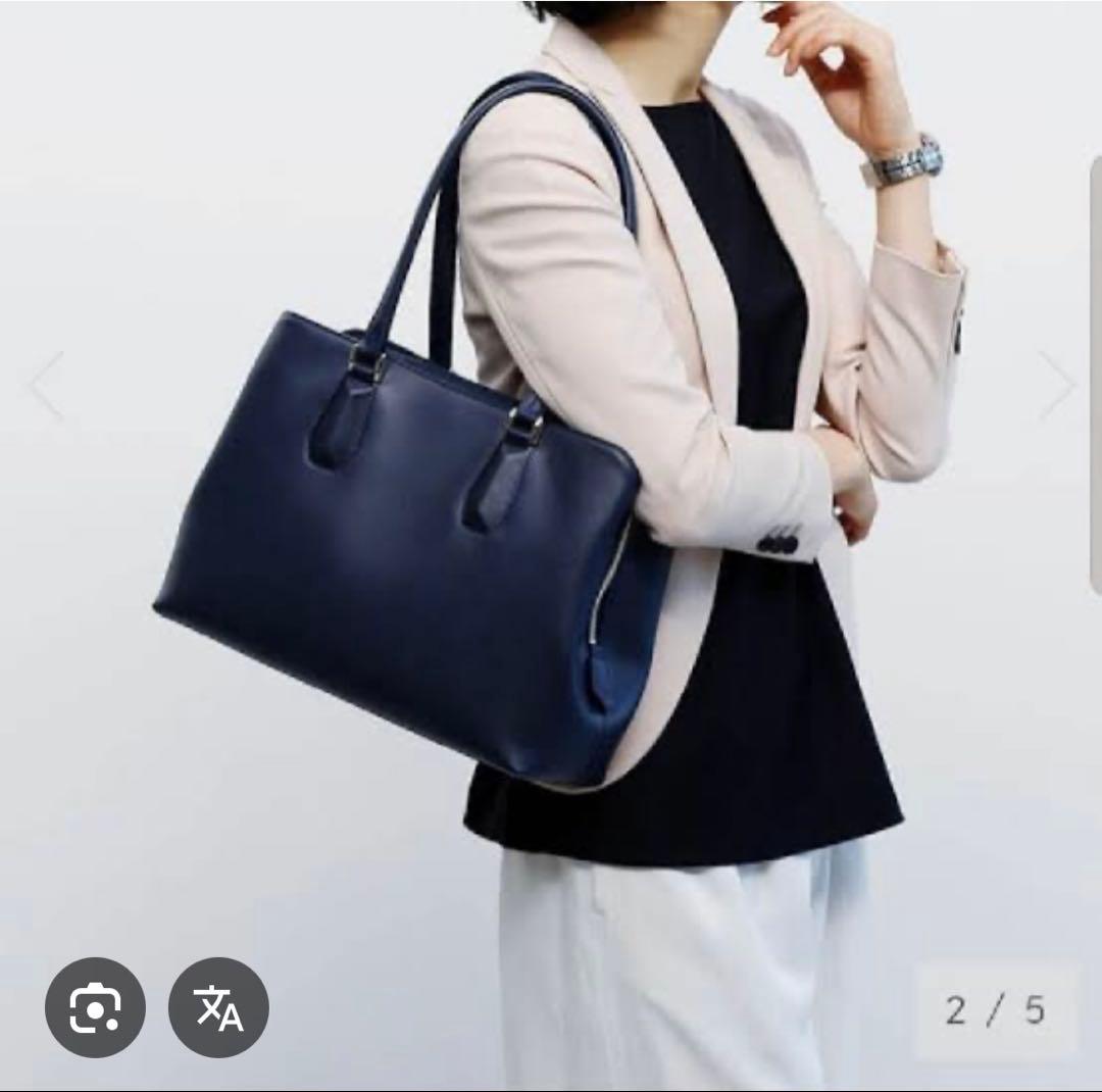 土屋鞄トートバッグ ブラックレザー HINON ヒノン ブラック ビジネスバッグ