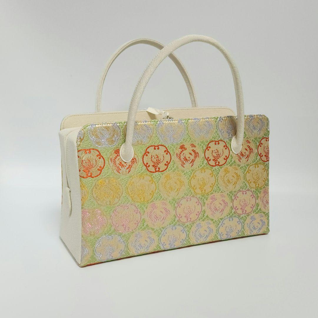 特価　和装バッグ　利休バッグ　金蘭織物 入卒式　結婚式　商品番号:メー1