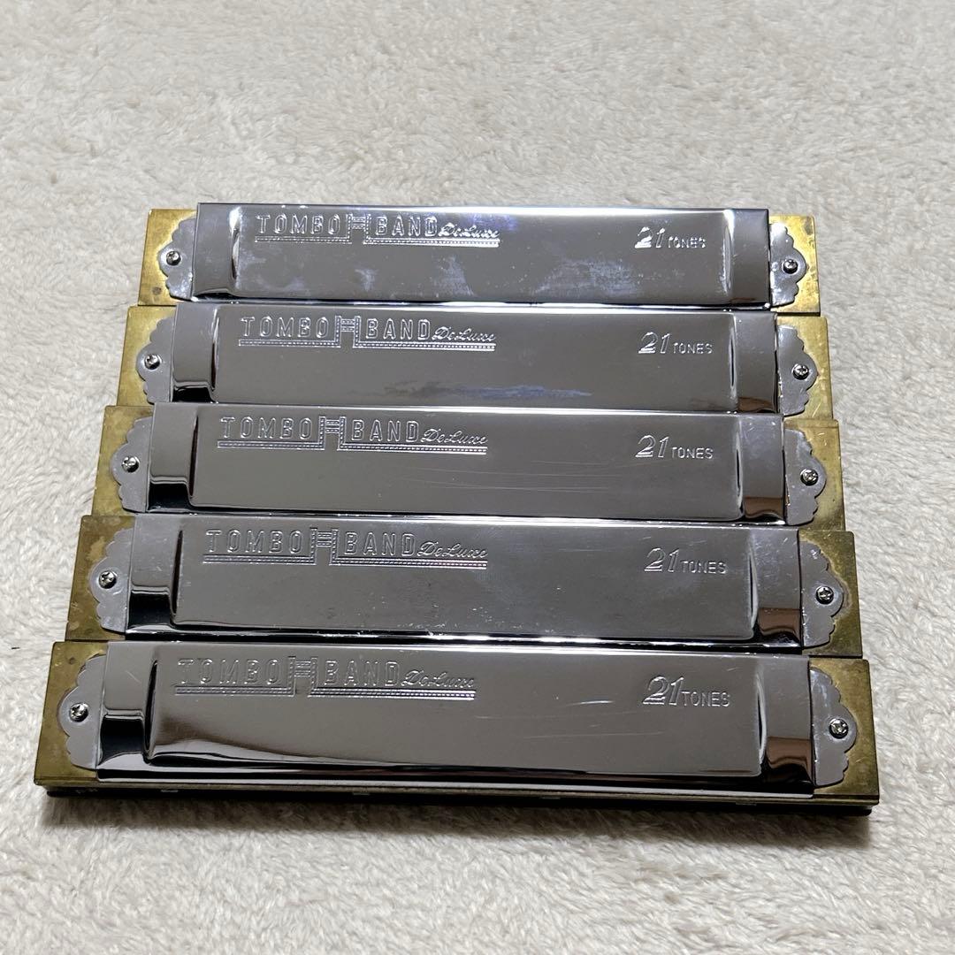 TOMBO ハーモニカ ５本セット バンド デラックス 21 tones