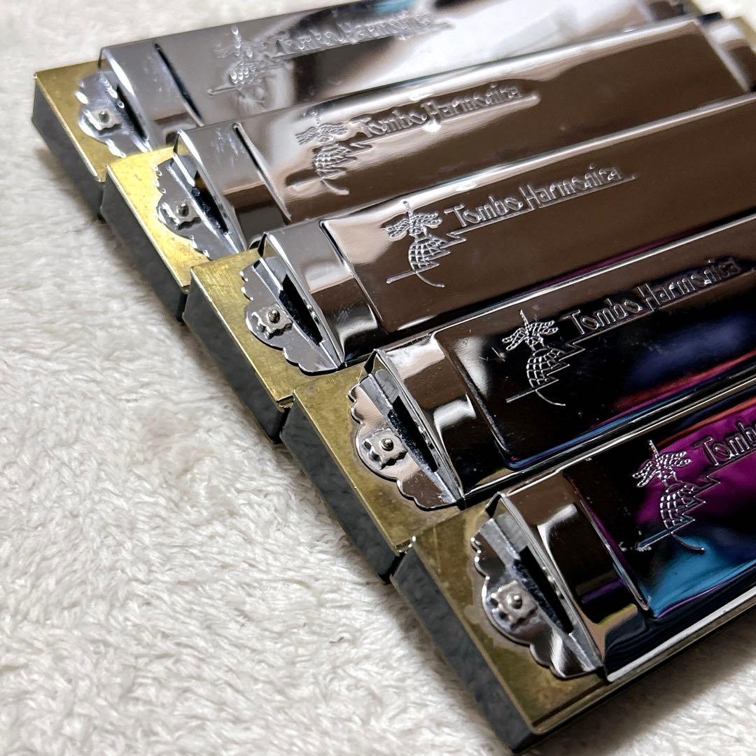 TOMBO ハーモニカ ５本セット バンド デラックス 21 tones