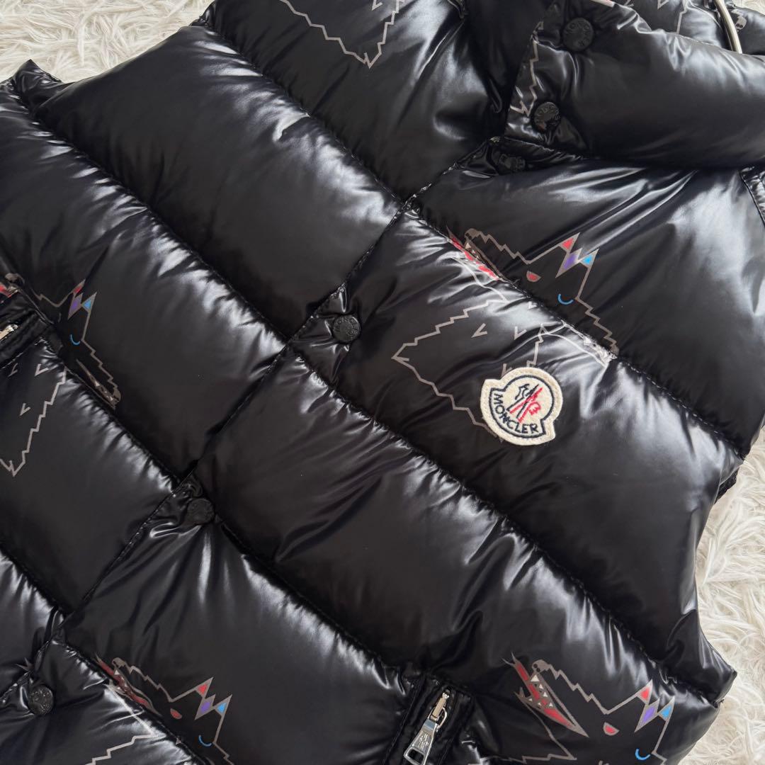 モンクレール　ダウンベスト　DOUBLE WOLF　ダブルウルフ　黒　152cm