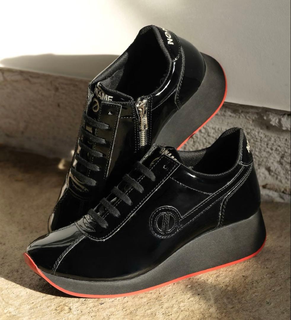 柏木由紀子さんコラボ】 NO NAME ノーネーム SPEED ブラック/レッド