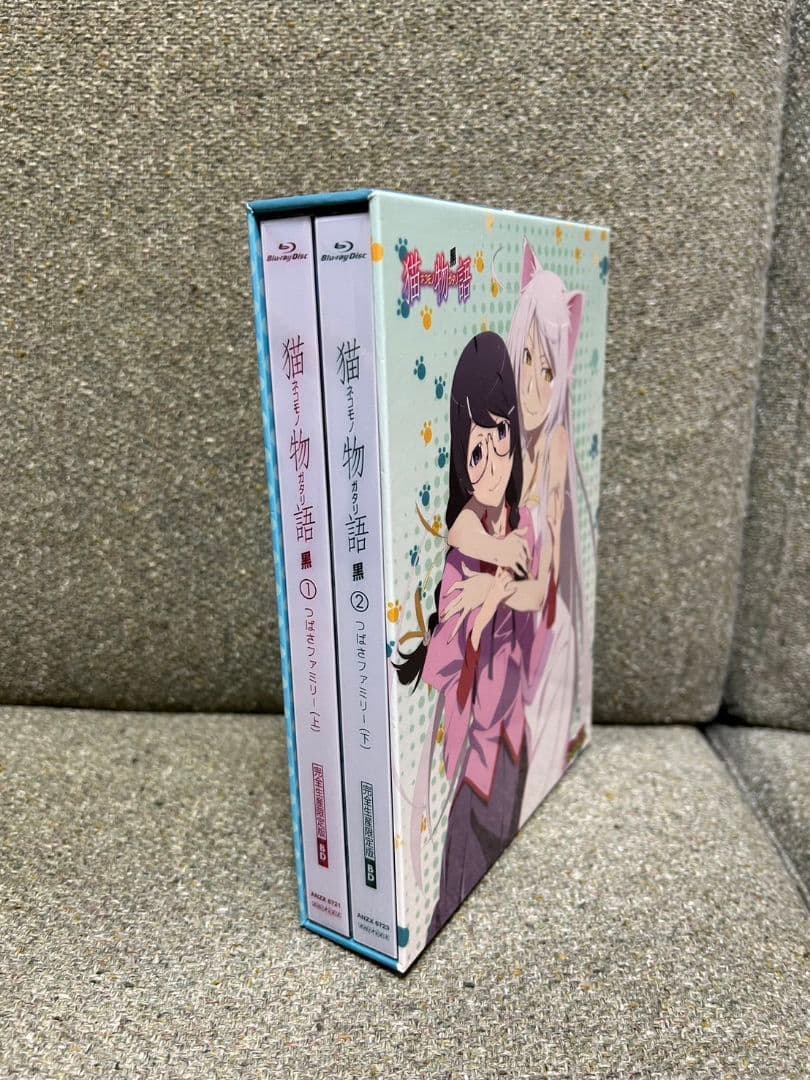 【美品】物語シリーズDVD&Blu-ray全41巻収納BOX付ファイルティッシュ