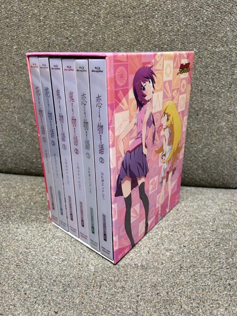 【美品】物語シリーズDVD&Blu-ray全41巻収納BOX付ファイルティッシュ