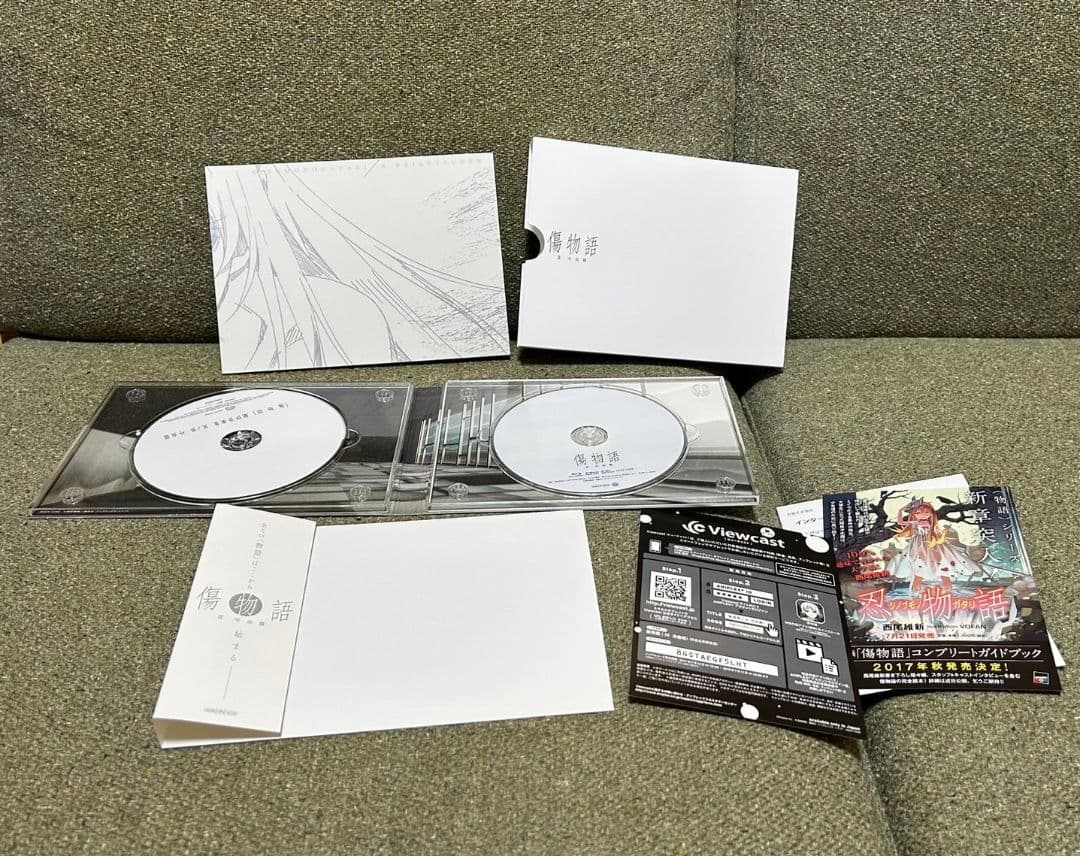 【美品】物語シリーズDVD&Blu-ray全41巻収納BOX付ファイルティッシュ