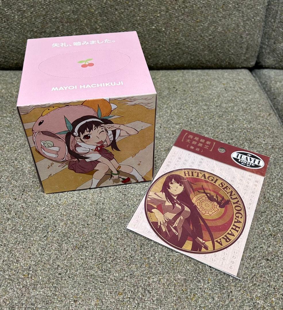 【美品】物語シリーズDVD&Blu-ray全41巻収納BOX付ファイルティッシュ