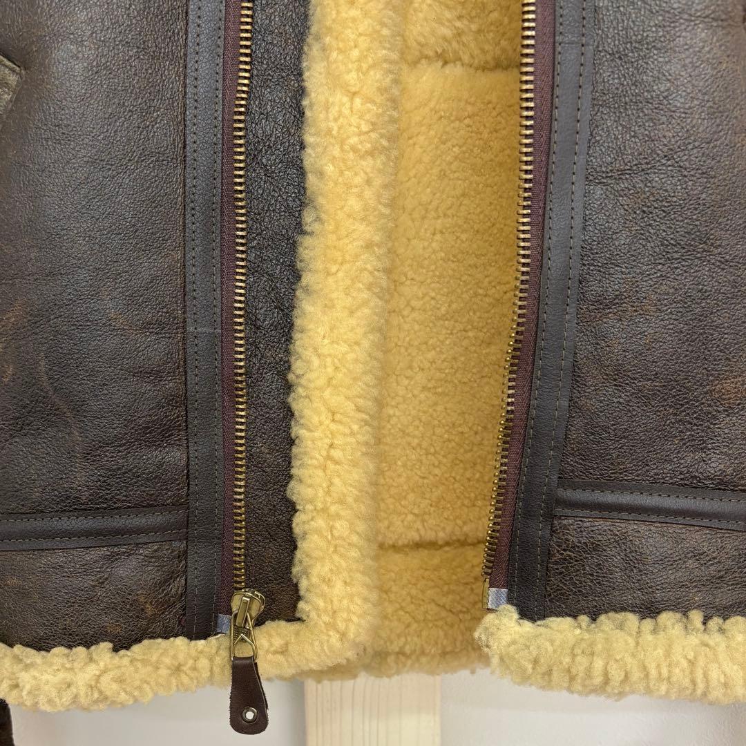 希少サイズ(32)【美品】AVIREX/B-3ムートンフライトジャケット/USA